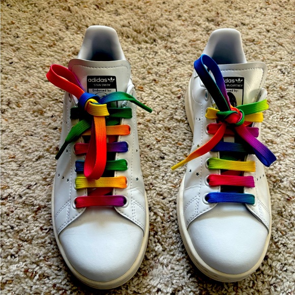 Laces Adidas Stella Mccartney Stan Smith Rainbow Stella #stansmith